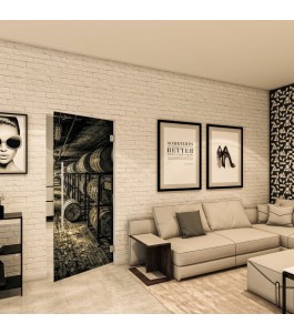 Pendeltür - Fotoprint Model 256 für ein modernes Zuhause