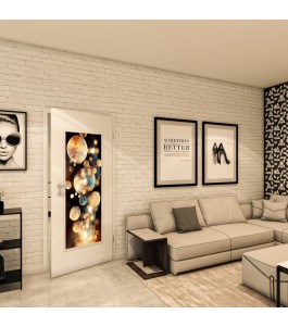 Lichtausschnitt - Fotoprint Model 16 - modernes Zuhause