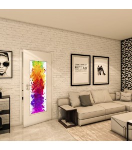 Lichtausschnitt - Fotoprint Model 17 - modernes Zuhause