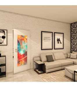 Lichtausschnitt - Fotoprint Model 21 - modernes Zuhause