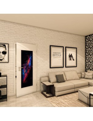 Lichtausschnitt - Fotoprint Model 27 - modernes Zuhause