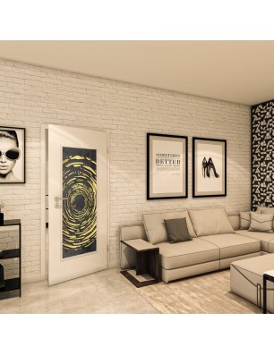 Lichtausschnitt - Fotoprint Model 31 - modernes Zuhause