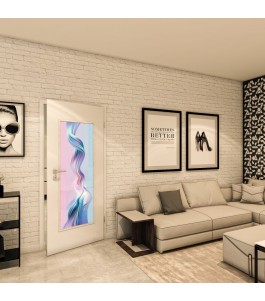 Lichtausschnitt - Fotoprint Model 34 - modernes Zuhause