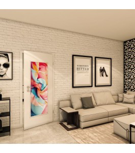 Lichtausschnitt - Fotoprint Model 35 - modernes Zuhause