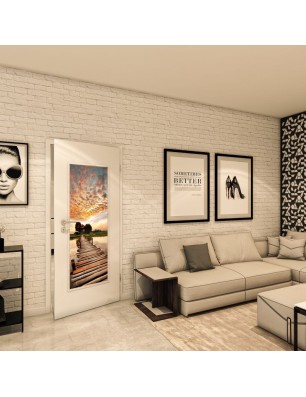 Lichtausschnitt - Fotoprint Model 47 - modernes Zuhause