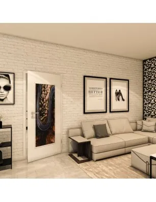 Lichtausschnitt - Fotoprint Model 61 - modernes Zuhause