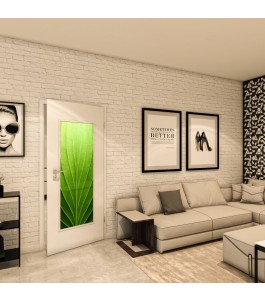 Lichtausschnitt - Fotoprint Model 65 - modernes Zuhause
