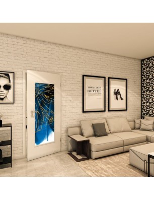 Lichtausschnitt - Fotoprint Model 77 - modernes Zuhause