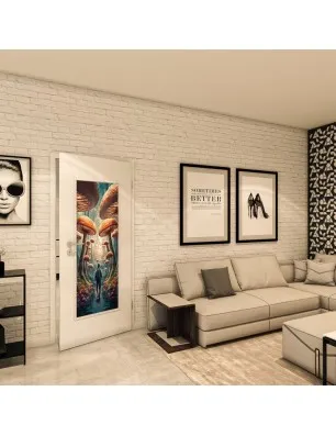 Lichtausschnitt - Fotoprint Model 83 - modernes Zuhause