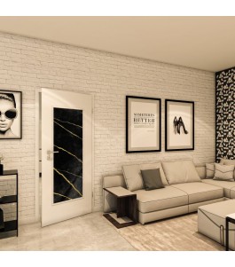 Lichtausschnitt - Fotoprint Model 94 - modernes Zuhause