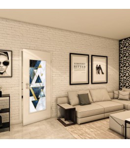 Lichtausschnitt - Fotoprint Model 95 - modernes Zuhause