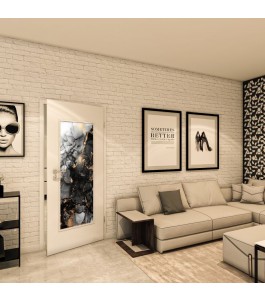Lichtausschnitt - Fotoprint Model 102 - modernes Zuhause