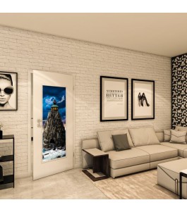 Lichtausschnitt - Fotoprint Model 132 - modernes Zuhause