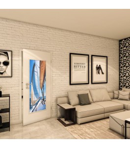 Lichtausschnitt - Fotoprint Model 137 - modernes Zuhause