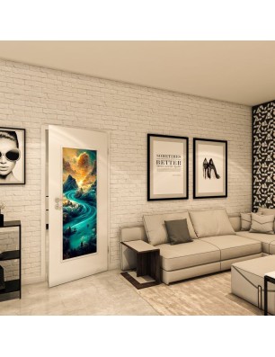 Lichtausschnitt - Fotoprint Model 138 - modernes Zuhause