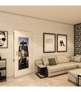 Lichtausschnitt - Fotoprint Model 140 - modernes Zuhause