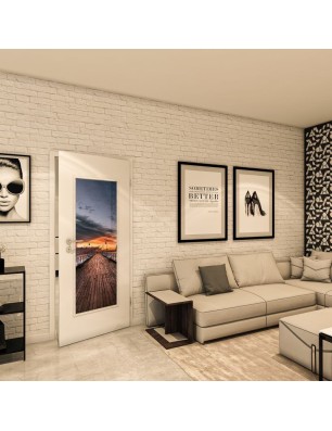 Lichtausschnitt - Fotoprint Model 141 - modernes Zuhause