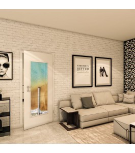 Lichtausschnitt - Fotoprint Model 144 - modernes Zuhause