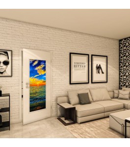 Lichtausschnitt - Fotoprint Model 149 - modernes Zuhause