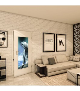 Lichtausschnitt - Fotoprint Model 152 - modernes Zuhause