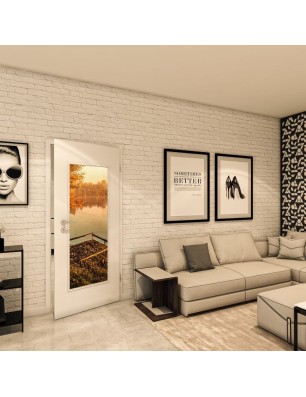 Lichtausschnitt - Fotoprint Model 154 - modernes Zuhause
