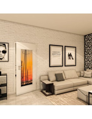 Lichtausschnitt - Fotoprint Model 156 - modernes Zuhause