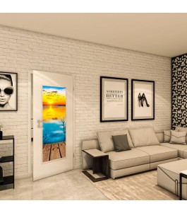 Lichtausschnitt - Fotoprint Model 178 - modernes Zuhause