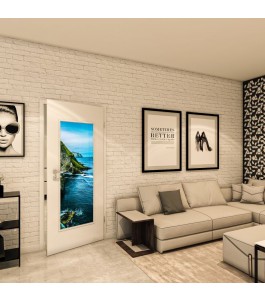 Lichtausschnitt - Fotoprint Model 197 - modernes Zuhause