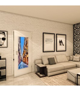 Lichtausschnitt - Fotoprint Model 208 - modernes Zuhause