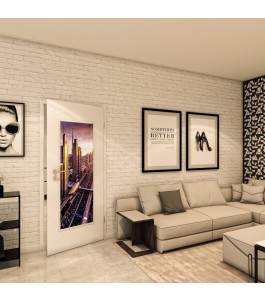 Lichtausschnitt - Fotoprint Model 213 - modernes Zuhause