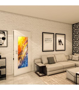 Lichtausschnitt - Fotoprint Model 217 - modernes Zuhause