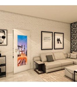 Lichtausschnitt - Fotoprint Model 219 - modernes Zuhause