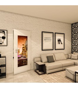 Lichtausschnitt - Fotoprint Model 267 - modernes Zuhause