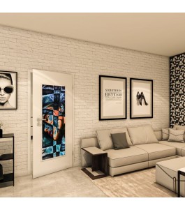 Lichtausschnitt - Fotoprint Model 269 - modernes Zuhause
