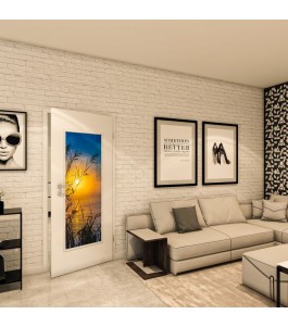 Lichtausschnitt - Fotoprint Model 283 - modernes Zuhause