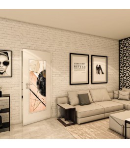 Lichtausschnitt - Fotoprint Model 293 - modernes Zuhause
