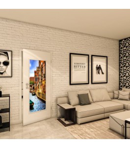 Lichtausschnitt - Fotoprint Model 297 - modernes Zuhause