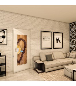 Lichtausschnitt - Fotoprint Model 319 - modernes Zuhause