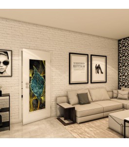 Lichtausschnitt - Fotoprint Model 323 - modernes Zuhause