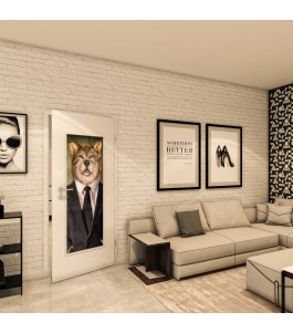 Lichtausschnitt - Fotoprint Model 333 - modernes Zuhause
