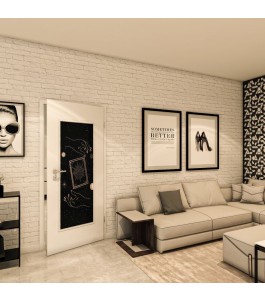 Lichtausschnitt - Fotoprint Model 342 - modernes Zuhause