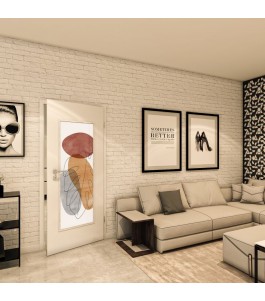 Lichtausschnitt - Fotoprint Model 345 - modernes Zuhause