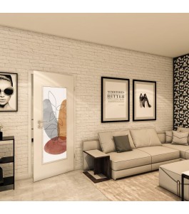 Lichtausschnitt - Fotoprint Model 346 - modernes Zuhause