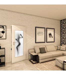 Lichtausschnitt - Fotoprint Model 354 - modernes Zuhause