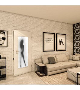 Lichtausschnitt - Fotoprint Model 356 - modernes Zuhause