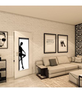 Lichtausschnitt - Fotoprint Model 359 - modernes Zuhause