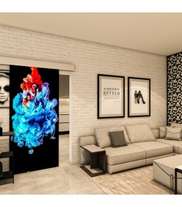 Glasschiebetür ECO-LINE - Fotoprint Model 3-modernes Zuhause