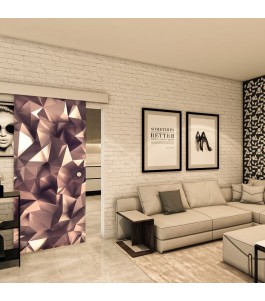 Glasschiebetür ECO-LINE - Fotoprint Model 4-modernes Zuhause