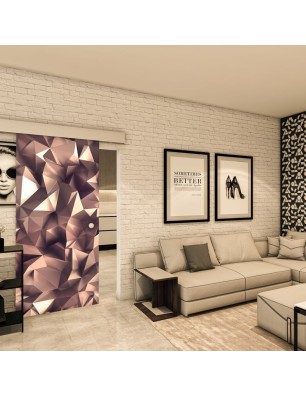 Glasschiebetür ECO-LINE - Fotoprint Model 4-modernes Zuhause