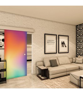 Glasschiebetür ECO-LINE - Fotoprint Model 5-modernes Zuhause